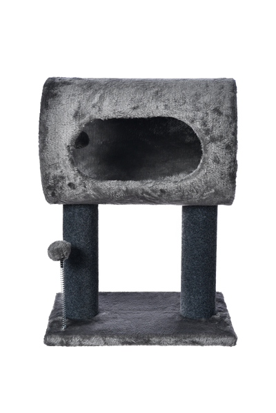 Max & Marlow Tunnel 2 Level Cat Tree w/ Toy 810162076535