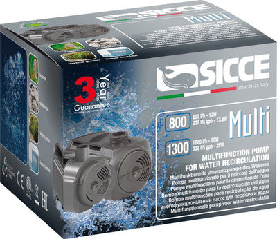 Sicce MULTI 800 Pump - 220 GPH Aquarium