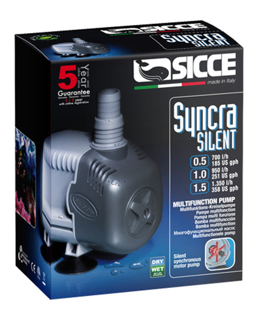 Sicce SYNCRA SILENT 1.0 Pump - 251 GPH Aquarium