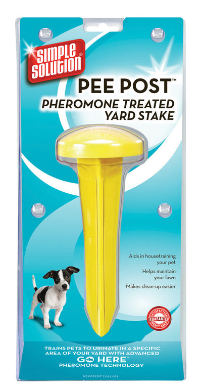 Simple Solution Pee Post Yard Stake Yellow 13 in