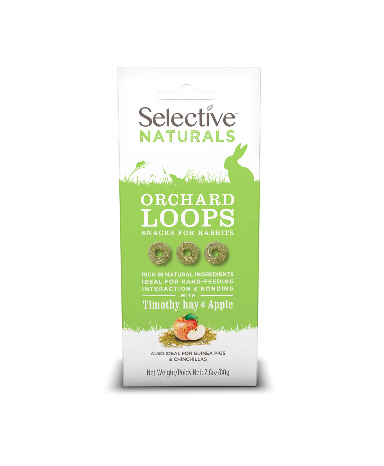 Science Selective Orchard Loops Snacks for Rabbits 4ea/2.8 oz 730582000753