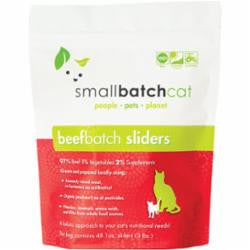 Small Batch Cat Frozen Beef Sliders 3lb {L-x} SD-5 736211894762