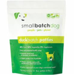 Small Batch Dog Frozen Duck Patties 6lb {L-x} SD-5 705105970271