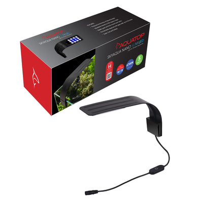 Aquatop SkyAqua Nano Slim LED Light for Rimless Aquariums 5 W 810074881494