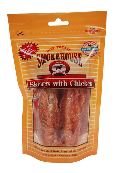 Smokehouse Chicken Skewers Dog Treats 4 oz
