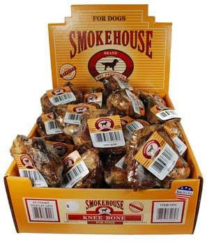 Smokehouse Knee Bone 25ct Display Box Shrink Wrapped With UPC {L+1} 785219 078565859418
