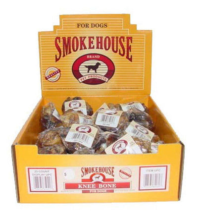 Smokehouse USA Made Knee Bones 25 ct - Dog
