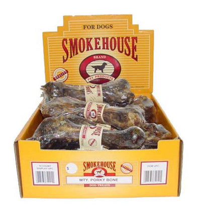 Smokehouse USA Made Meaty Porky Bone 12 ct - Dog
