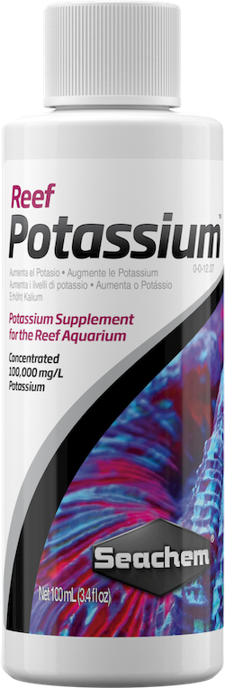 Seachem Laboratories Reef Potassium Supplement 100Ml|3.4 oz 000116013055