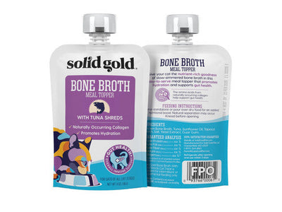 Solid Gold Bone Broth with Tuna Shreds Cat 12 / 3 oz