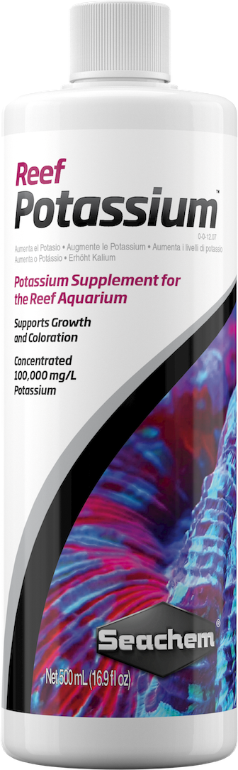 Seachem Laboratories Reef Potassium Supplement 500Ml|17 oz 000116013031