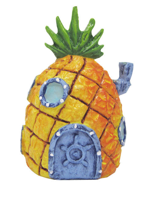 SpongeBob Pineapple Home Aquarium Ornament Orange Grey Green 2 in Mini