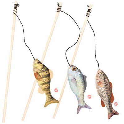 Spot Gone Fishin Teaser Wand Catnip Toy Assorted - Cat