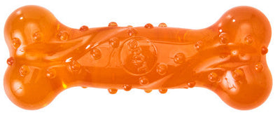 Spot Play Strong Scent - Sation Bone Dog Toy Orange 6in