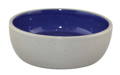 Spot Standard Crock Cat Saucer Tan Blue 5