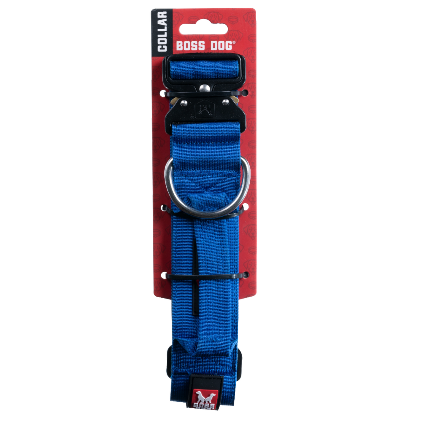 Boss Dog Tactical Adjustable Dog Collar Blue X-Large, 20-28 in 850010391205