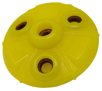 Starmark Flex Grip Treat Ringer UFO Yellow LG - Dog