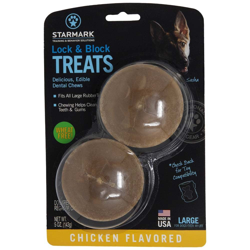 Starmark Lock & Block Treat Chicken USA 7oz LG