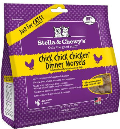 Stella & Chewy’s 3.5 oz. Freeze - Dried Chick Chicken Dinner for Cats {L + 1} 860160 - Cat