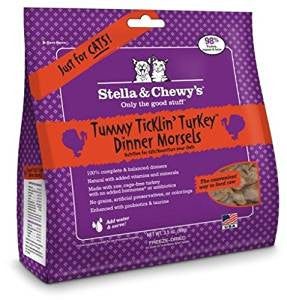 Stella & Chewy’s 3.5 oz. Freeze - Dried Tummy Ticklin’ Turkey Dinner for Cats {L + 1x} 860166 - Cat