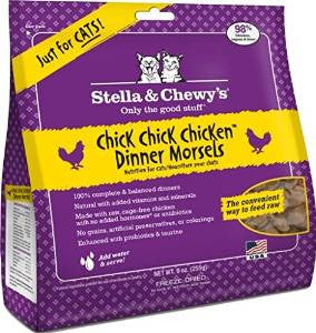 Stella & Chewy's 8 oz. Freeze-Dried Chick, Chick, Chicken Dinner for Cats {L+1} 860161 186011001172