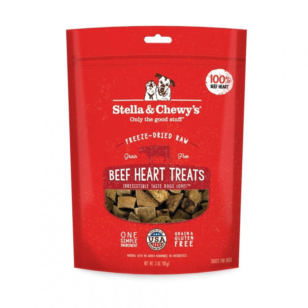 Stella & Chewy's Beef Heart Treats 3 oz {L+1x} 860296 852301008182
