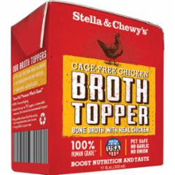 Stella & Chewy's Broth Topper Cage-Free Chicken 11 oz. {L+1x} 860195 852301008076