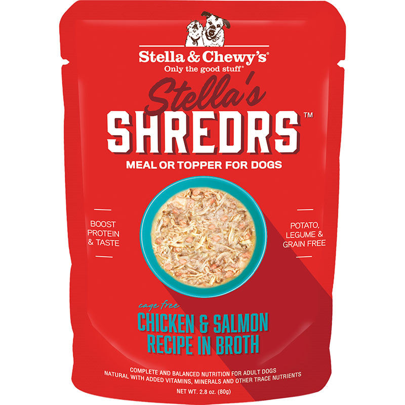 Stella & Chewy's Dog Shredrs Chicken & Salmon 2.8oz 810027370785