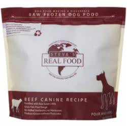 Steve's Real Food Dog Frozen Beef Nuggets 5lb !{L-x} SD-5 691730153014
