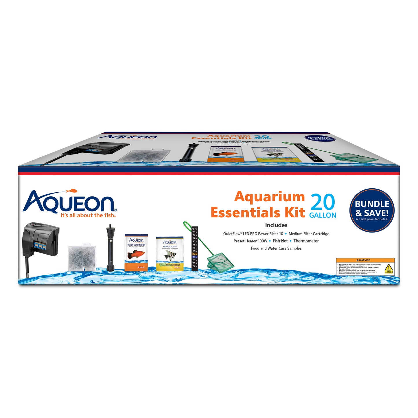 Aqueon Aquarium Essentials Kit 20-gal 015905002844