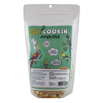 Sun Seed Crazy Good Cookin' Jungle Rice Bird Treat 16 oz