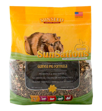 Sun Seed SunSations Guinea Pig Dry Food 3.5 lb