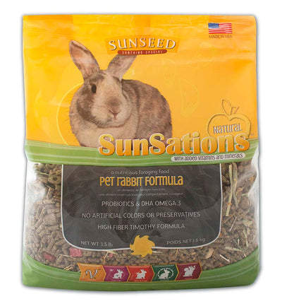 Sun Seed SunSations Rabbit Dry Food 3.5 lb