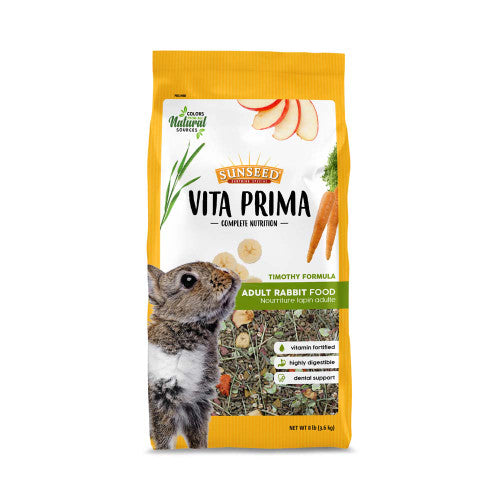 Sun Seed Vita Prima Adult Rabbit Dry Food 8 lb - Small - Pet