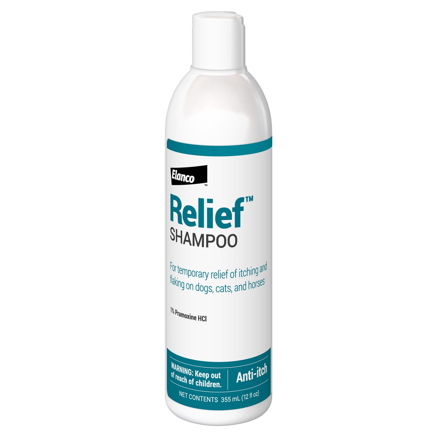 Elanco Relief Pet Shampoo w/Pramoxine & Colloidal Oatmeal 12 oz 724089834126