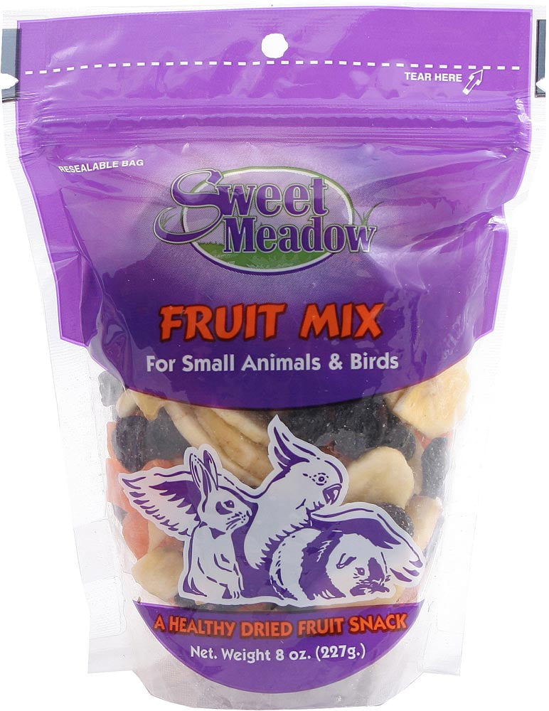 Sweet Meadow Farm Fruit Mix Treat for Small Animals 8 oz