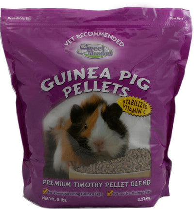 Sweet Meadow Farm Guinea Pig Pellets Original Blend 5 lb - Small - Pet
