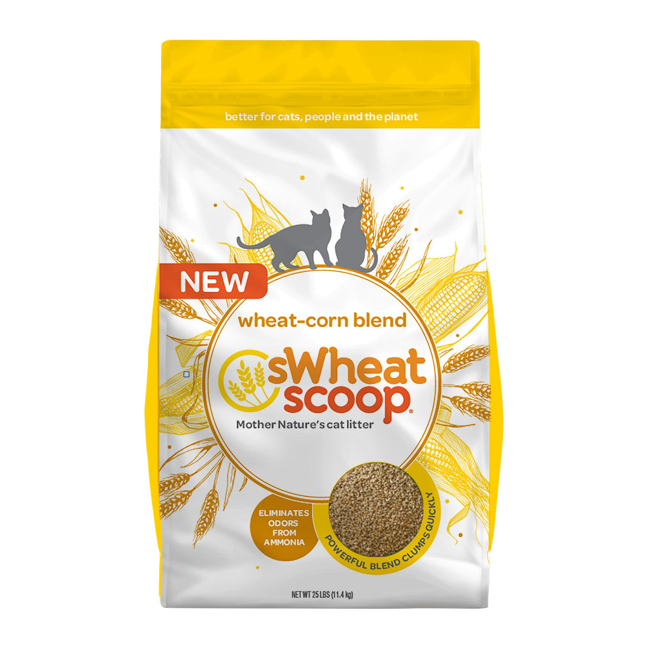 Swheat Scoop Wheat & Corn Cat Litter 25 lb 787748606250