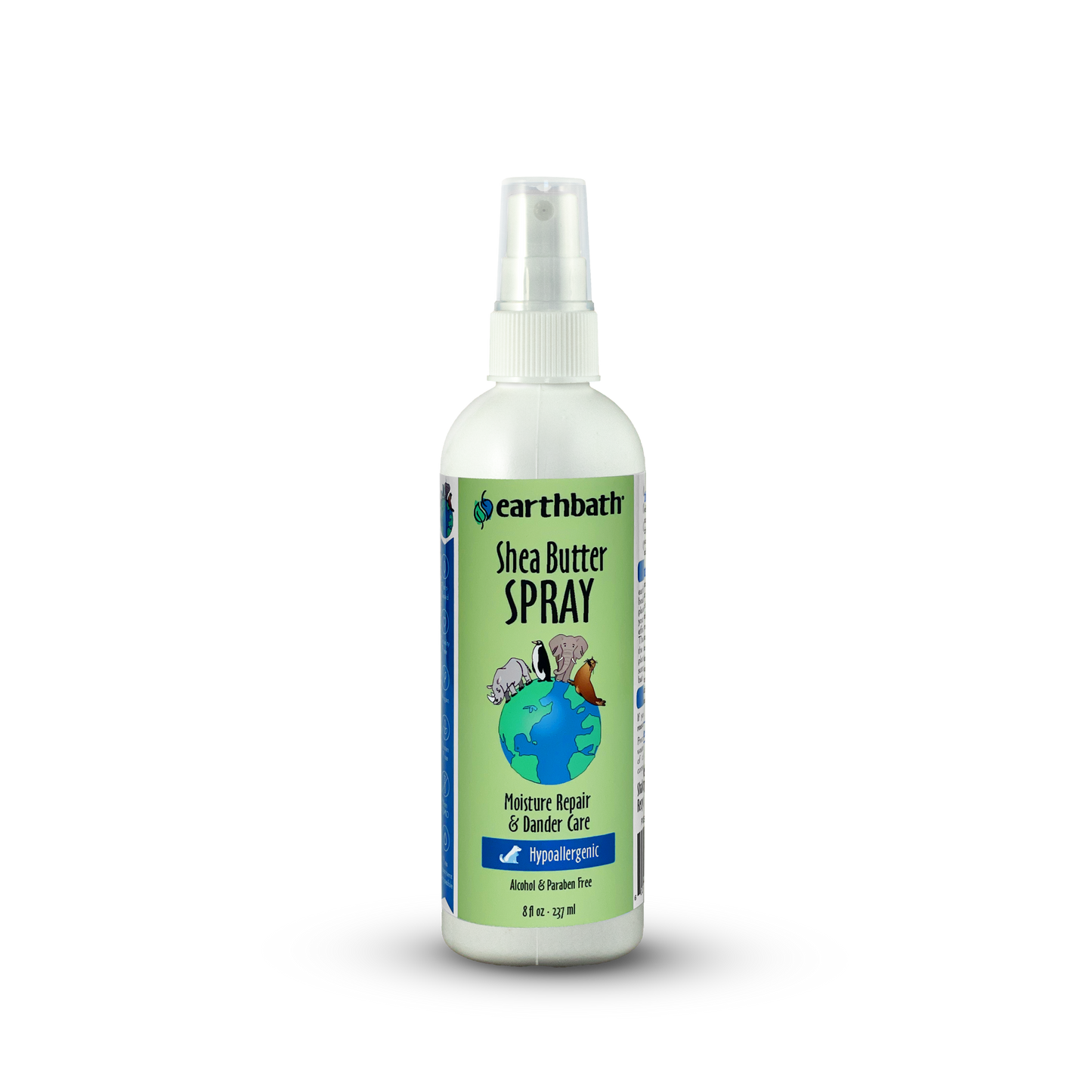 Earthbath Hypoallergenic Shea Butter Pet Pump Spray 8 oz 602644028183
