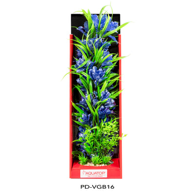 Aquatop Vibrant Garden Plant Blue 16 in 810074880350