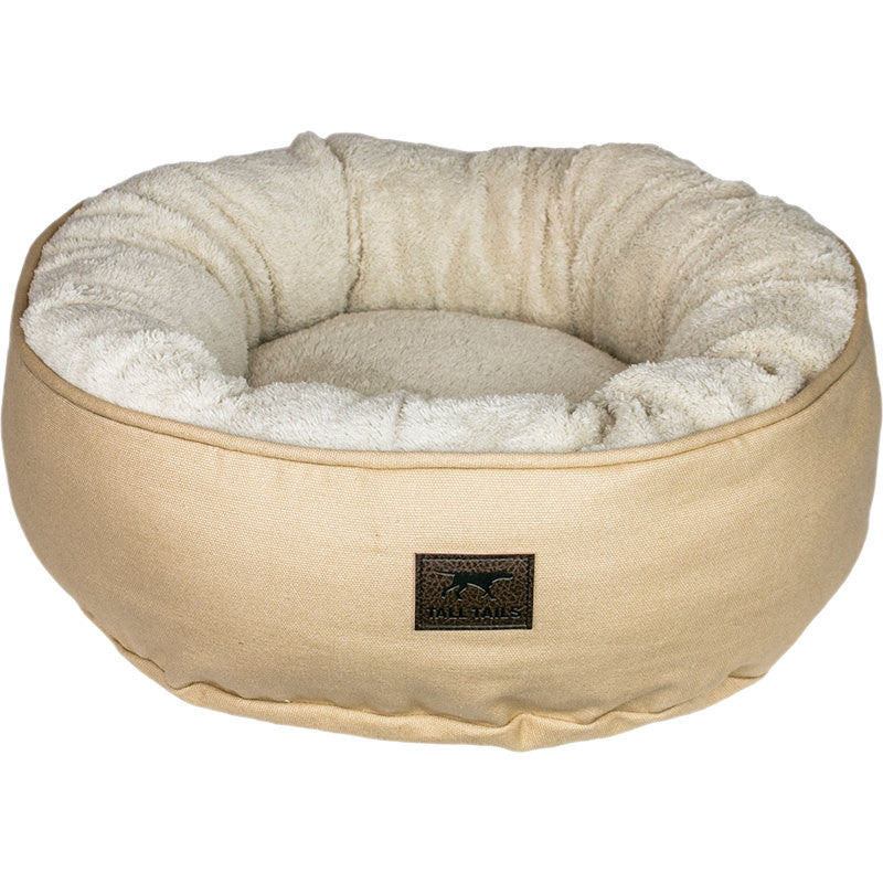 Tall Tails Dog Cat Donut Bed Khaki Small 022266174387