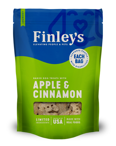 Finley's Barkery Wheat Free Dog Biscuit Apple Cinnamon 12 oz 860001231281