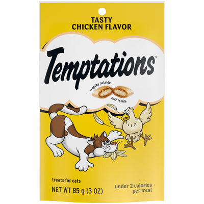 Temptations Classics Crunchy & Soft Adult Cat Treats Tasty Chicken 3oz