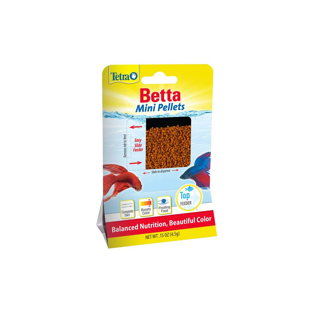 Tetra Betta Floating Pellets Fish Food 0.15oz Mini