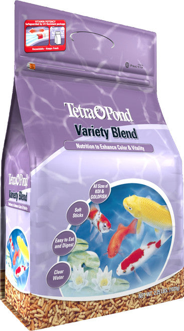 Tetra Color Enhancing Variety Blend Food for Koi 2.25 lb - Pond