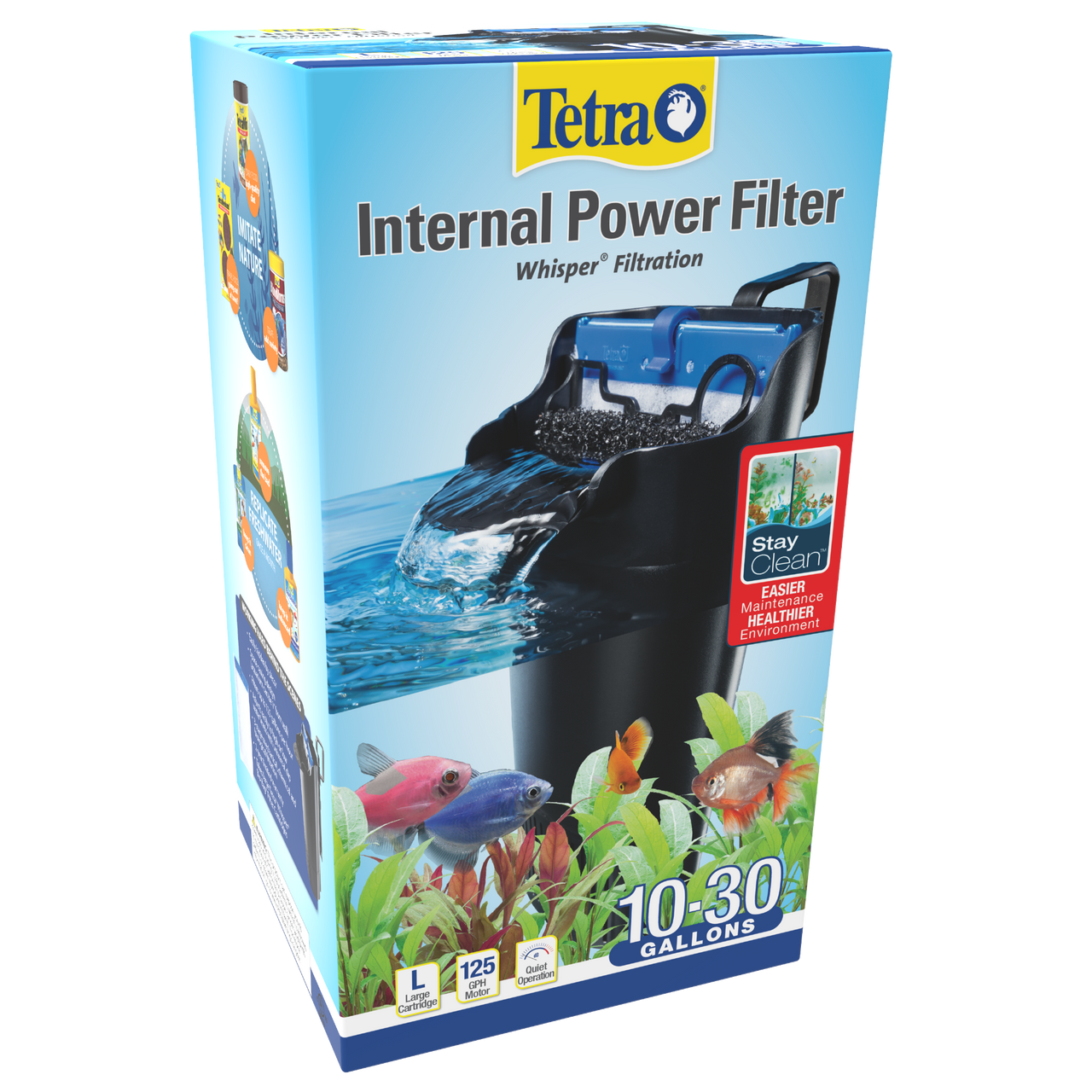 black box clean fish tank Tetra Whisper 20i Internal Power Filter
