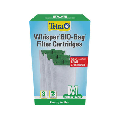 Tetra Whisper Bio - Bag Cartridge for IQ and PF Filters 3pk MD - Aquarium