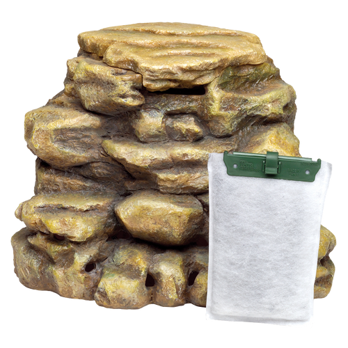 TetraFauna Decorative ReptoFilter for Frogs Newts & Turtles - Aquarium