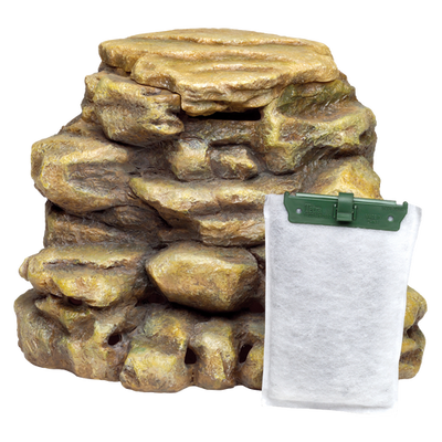 TetraFauna Decorative ReptoFilter for Frogs Newts & Turtles - Aquarium