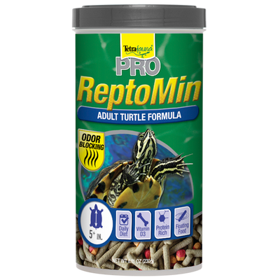 TetraFauna PRO ReptoMin Adult Turtle Formula Sticks Dry Food 8.11 oz - Reptile